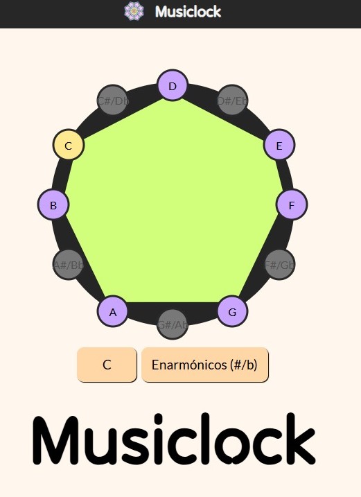 Musiclock web application